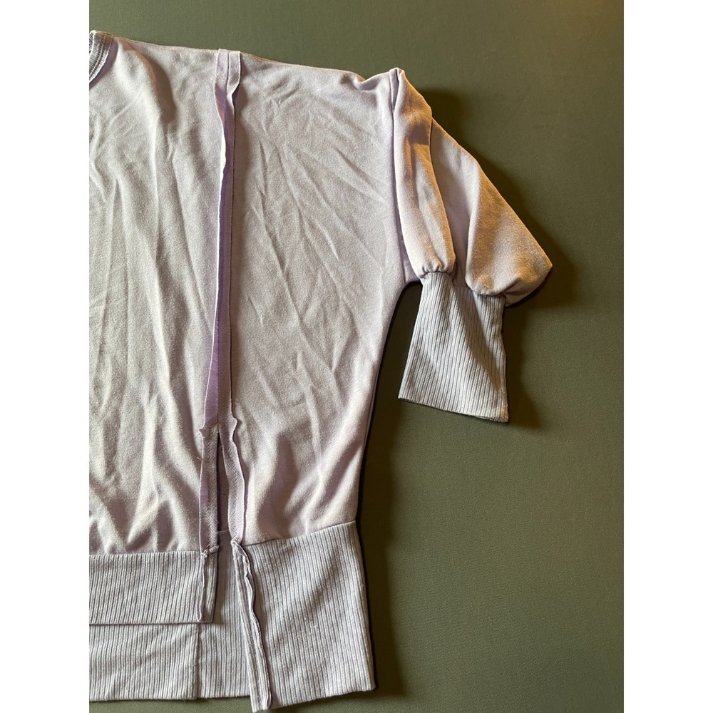 Hailey and Co Oversized Top with Slit Details in Purple Small - Picture 10 of 10